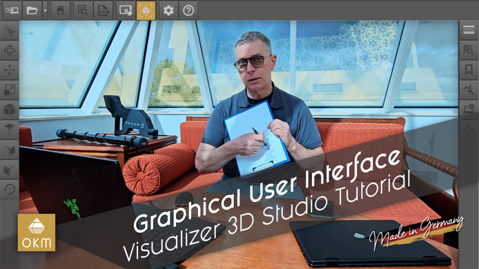 Graphical User Interface | Visualizer 3D Studio Tutorial with Expert Frank