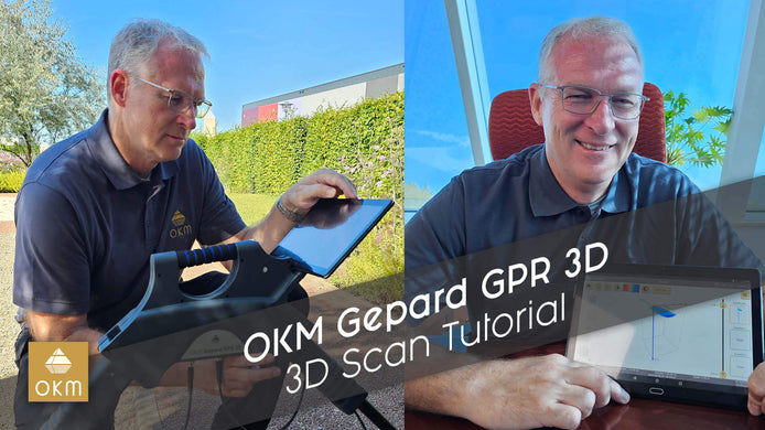 OKM Gepard GPR 3D | 3D Ground Scan Tutorial