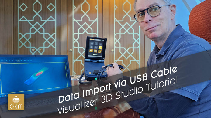 Import Scan Data via USB Cable | V3DS Tutorial